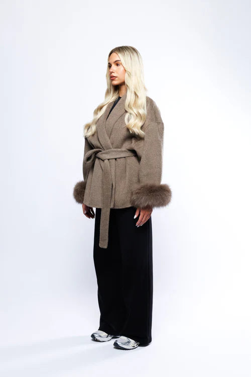 Alméa – Manteau long en laine