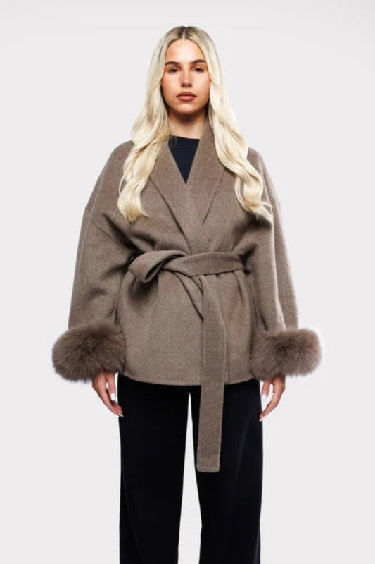 Alméa – Manteau long en laine